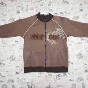 Medium - Vintage Y2K Sideout 2000s grunge zip track jacket